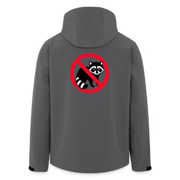 Kein Waschbär-Zonen-Emblem - Recycelte Männer Softshell-Jacke von Stanley/Stella - Dunkles Petrol - Hinten - AI Model Male 185 light (185cm)