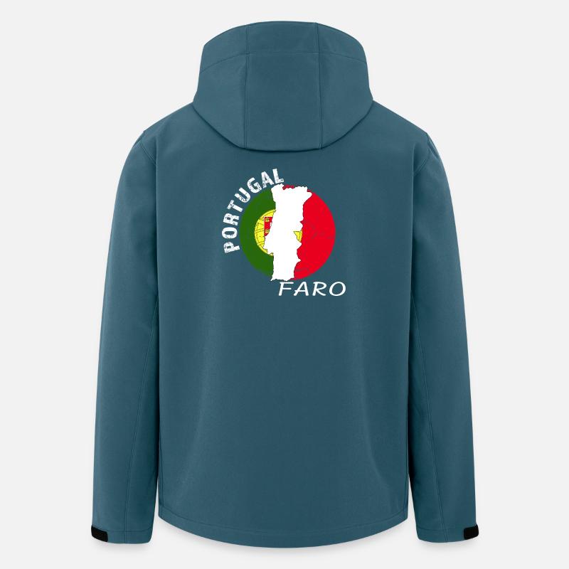 Faro - Recycelte Männer Softshell-Jacke von Stanley/Stella - Dunkles Petrol