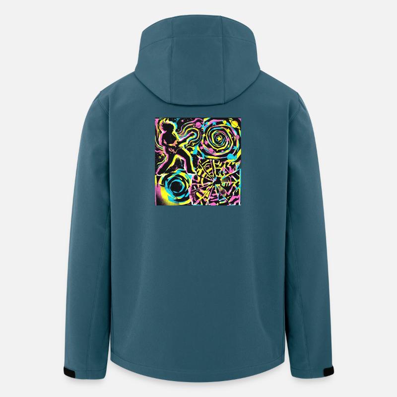 Psychedelic Rock - Men’s Recycled Softshell Jacket by Stanley/Stella - stargazer