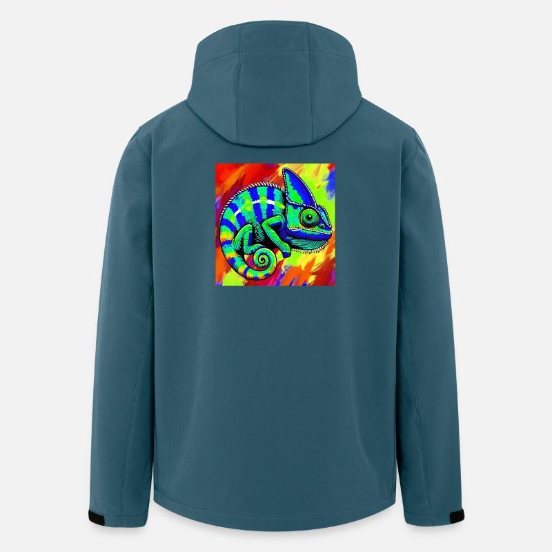 Chamäleon - Recycelte Männer Softshell-Jacke von Stanley/Stella - Dunkles Petrol