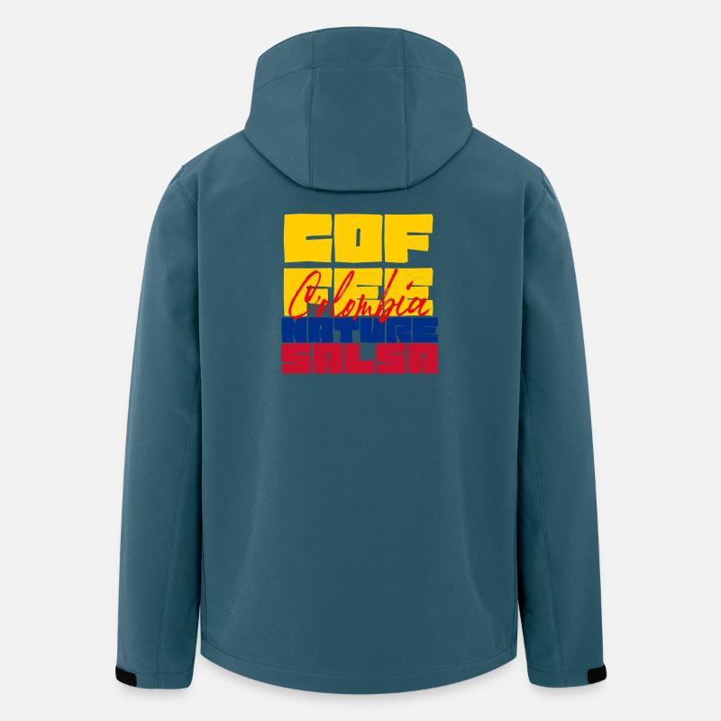 Colombia - Recycelte Männer Softshell-Jacke von Stanley/Stella - Dunkles Petrol