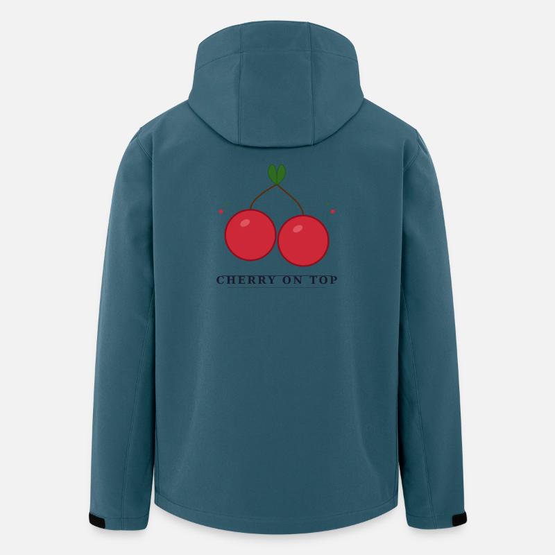 cherry on top - Recycelte Männer Softshell-Jacke von Stanley/Stella - Dunkles Petrol
