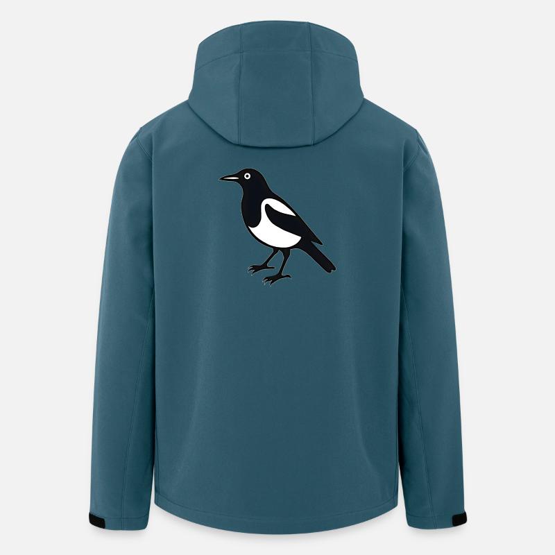 Magpie Bird - Men’s Recycled Softshell Jacket by Stanley/Stella - stargazer