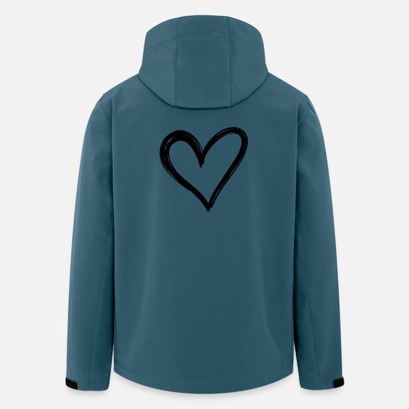 Heart - Men’s Recycled Softshell Jacket by Stanley/Stella - stargazer