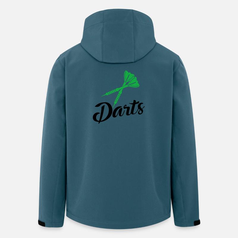 darts - Recycelte Männer Softshell-Jacke von Stanley/Stella - Dunkles Petrol