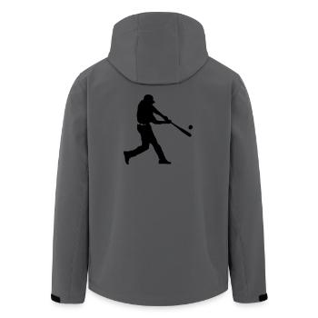 Baseball - Recycelte Männer Softshell-Jacke von Stanley/Stella - Dunkles Petrol - Hinten - AI Model Male 185 light (185cm)