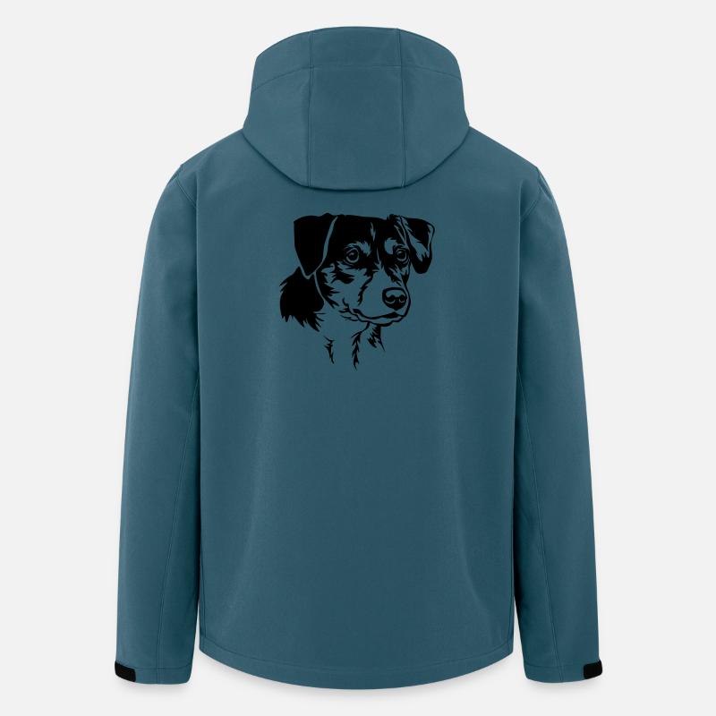 Dansk Svensk Gaardhond Tête - Veste softshell homme en polyester recyclé Stanley/Stella - bleu pétrole foncé