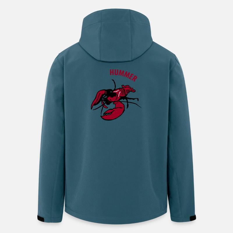 Hummer - Recycelte Männer Softshell-Jacke von Stanley/Stella - Dunkles Petrol