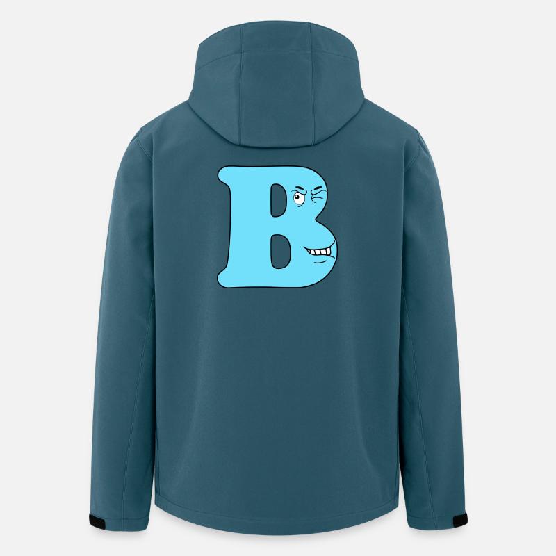 B - Recycelte Männer Softshell-Jacke von Stanley/Stella - Dunkles Petrol