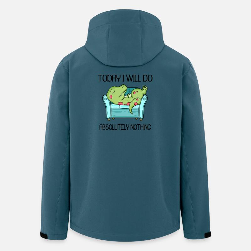 Lustiger Spruch lustige Sprüche - Recycelte Männer Softshell-Jacke von Stanley/Stella - Dunkles Petrol