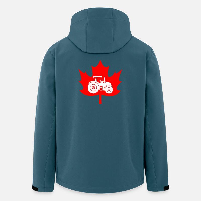 Canada maple leaf tractor logo - Men’s Recycled Softshell Jacket by Stanley/Stella - stargazer