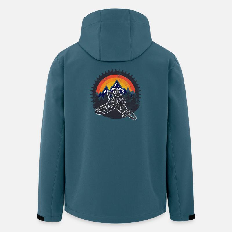 Sunset Peaks MTB Dash - Men’s Recycled Softshell Jacket by Stanley/Stella - stargazer