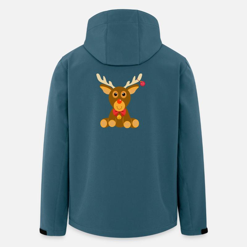 Reindeer Rudolph - Men’s Recycled Softshell Jacket by Stanley/Stella - stargazer