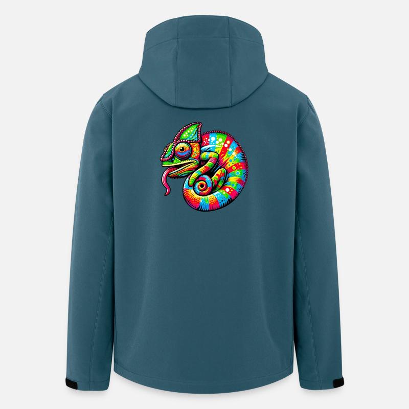 Caméléon - Veste softshell homme en polyester recyclé Stanley/Stella - bleu pétrole foncé