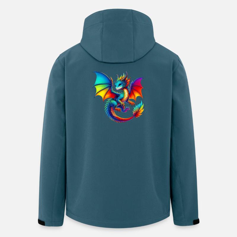 Dragon - Veste softshell homme en polyester recyclé Stanley/Stella - bleu pétrole foncé