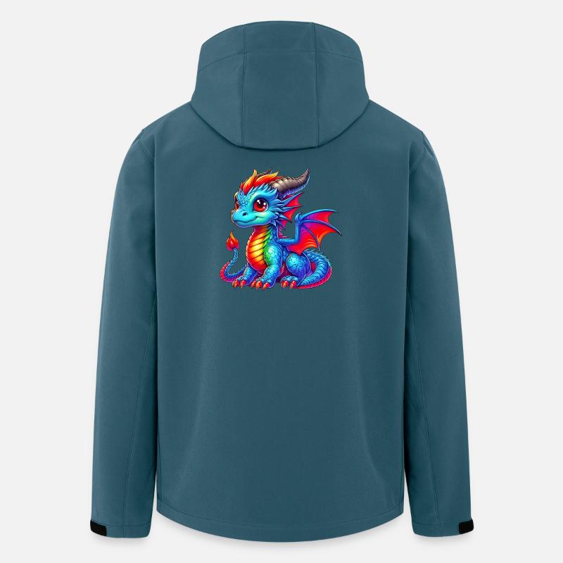 Dragon - Veste softshell homme en polyester recyclé Stanley/Stella - bleu pétrole foncé