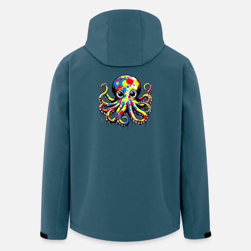 Octopus - Men’s Recycled Softshell Jacket by Stanley/Stella - stargazer