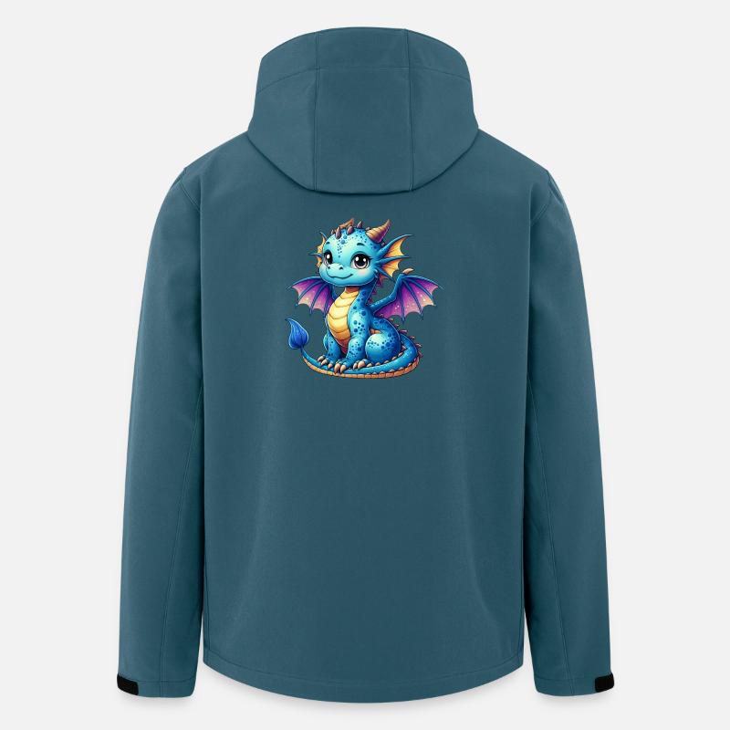 Dragon - Veste softshell homme en polyester recyclé Stanley/Stella - bleu pétrole foncé