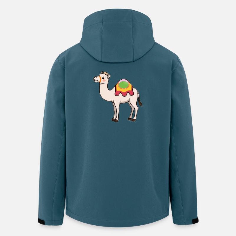 Dromedar - Recycelte Männer Softshell-Jacke Discoverer von Stanley/Stella - Dunkles Petrol