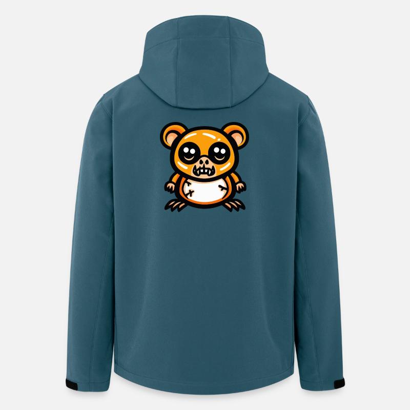Hamster Halloween Comic Funny - Men’s Recycled Softshell Jacket by Stanley/Stella - stargazer