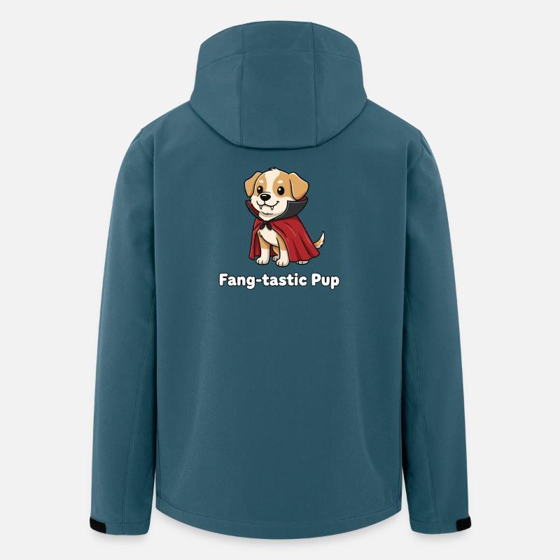 Fangtastischer Welpe Cape - Recycelte Männer Softshell-Jacke von Stanley/Stella - Dunkles Petrol