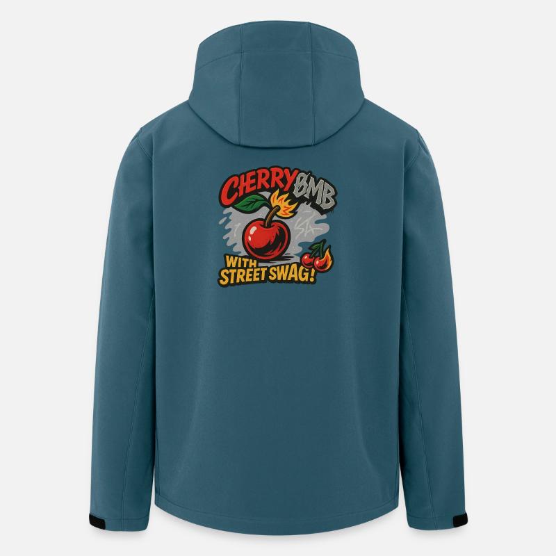 Cherry Bomb Street Swag Patch - Men’s Recycled Softshell Jacket by Stanley/Stella - stargazer