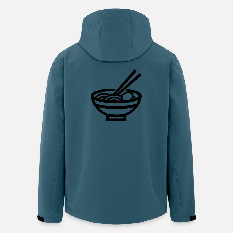 Ramen - Recycelte Männer Softshell-Jacke von Stanley/Stella - Dunkles Petrol