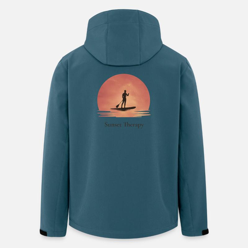 Sunset Therapy – Tranquility by the water - Men’s Recycled Softshell Jacket by Stanley/Stella - stargazer