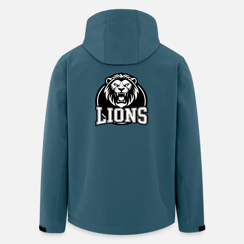 Lion Crest Leichtathletik - Recycelte Männer Softshell-Jacke von Stanley/Stella - Dunkles Petrol