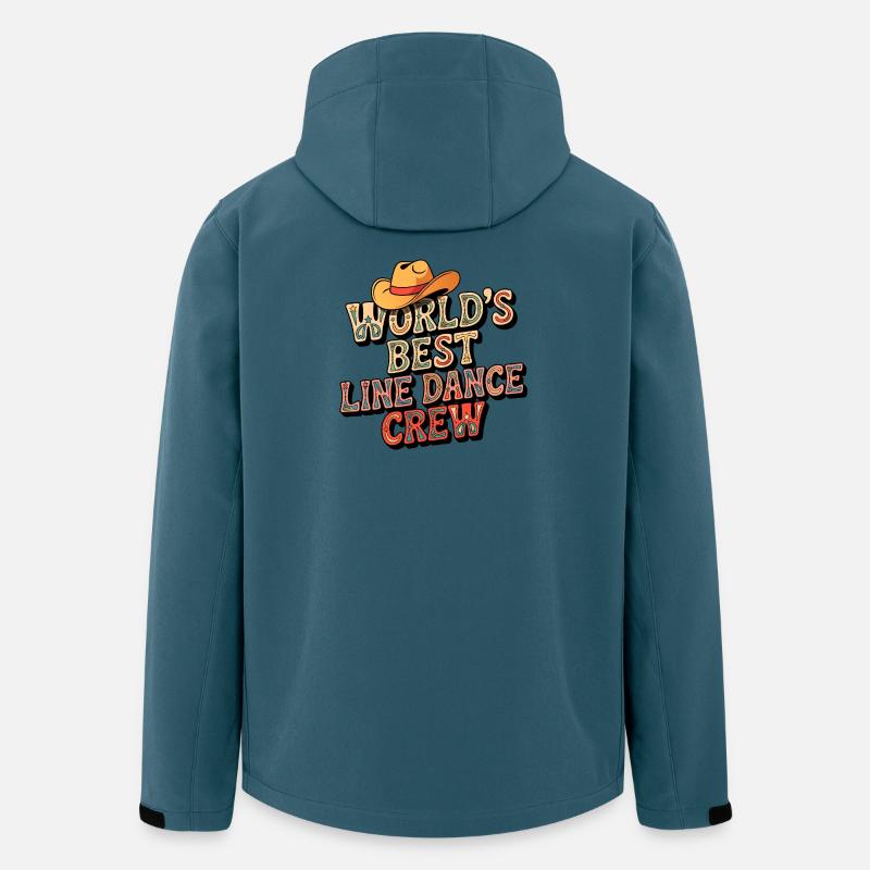 World's Best Line Dance Crew - Men’s Recycled Softshell Jacket by Stanley/Stella - stargazer