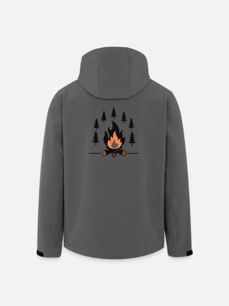 Cozy Campfire Forest - Men’s Recycled Softshell Jacket by Stanley/Stella - stargazer
