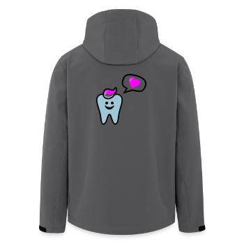 zahn punk zahnarzt dentist - Men’s Recycled Softshell Jacket by Stanley/Stella - stargazer - Back - AI Model Male 185 light (185cm)