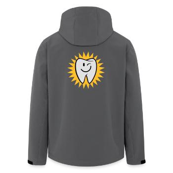 Happy tooth - Men’s Recycled Softshell Jacket by Stanley/Stella - stargazer - Back - AI Model Male 185 light (185cm)