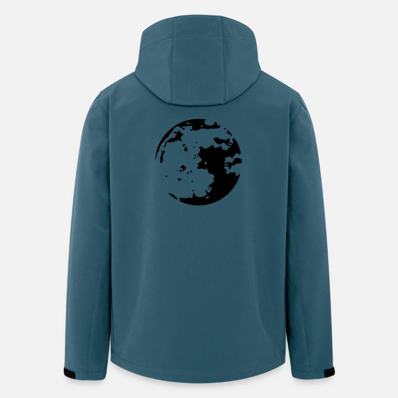 Moon Stencil - Men’s Recycled Softshell Jacket by Stanley/Stella - stargazer