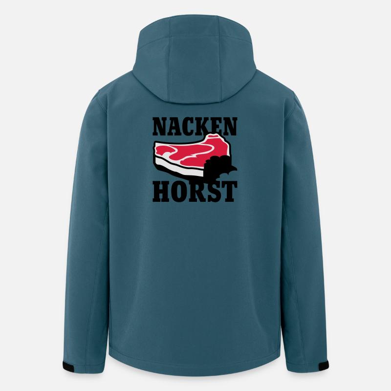 Nacken Horst - Recycelte Männer Softshell-Jacke von Stanley/Stella - Dunkles Petrol