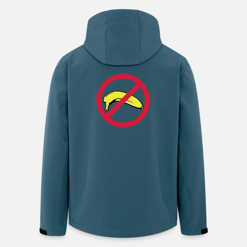 Banane verboten - Recycelte Männer Softshell-Jacke von Stanley/Stella - Dunkles Petrol