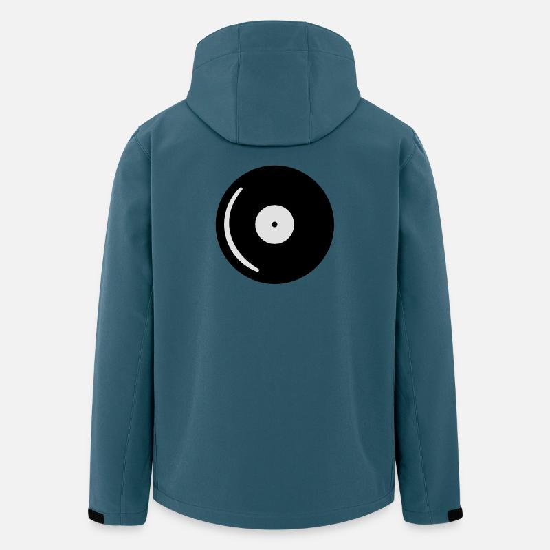 Langspielplatte - Recycelte Männer Softshell-Jacke von Stanley/Stella - Dunkles Petrol