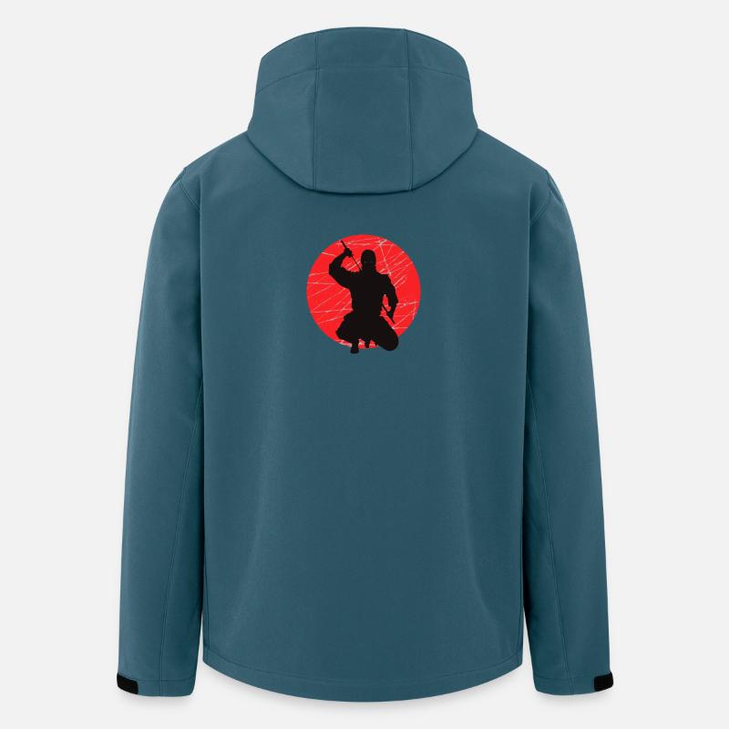 ninja - Recycelte Männer Softshell-Jacke von Stanley/Stella - Dunkles Petrol