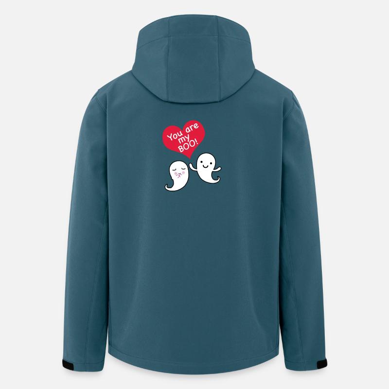 Ich liebe dich Love Herz - Recycelte Männer Softshell-Jacke von Stanley/Stella - Dunkles Petrol