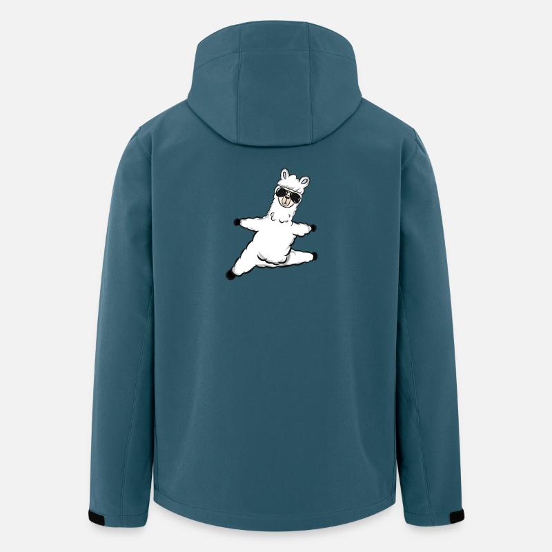 Lunettes de soleil en alpaga - Veste softshell homme en polyester recyclé Stanley/Stella - bleu pétrole foncé