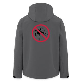 no spider forbidden shield spider design cl - Men’s Recycled Softshell Jacket by Stanley/Stella - stargazer - Back - AI Model Male 185 light (185cm)