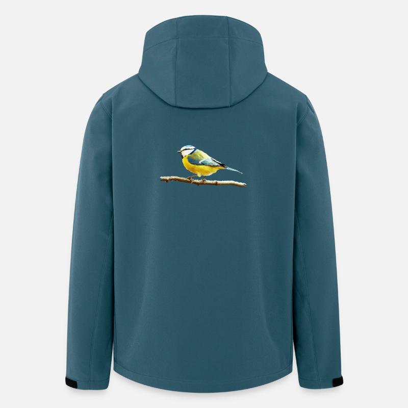 Meise - Recycelte Männer Softshell-Jacke von Stanley/Stella - Dunkles Petrol