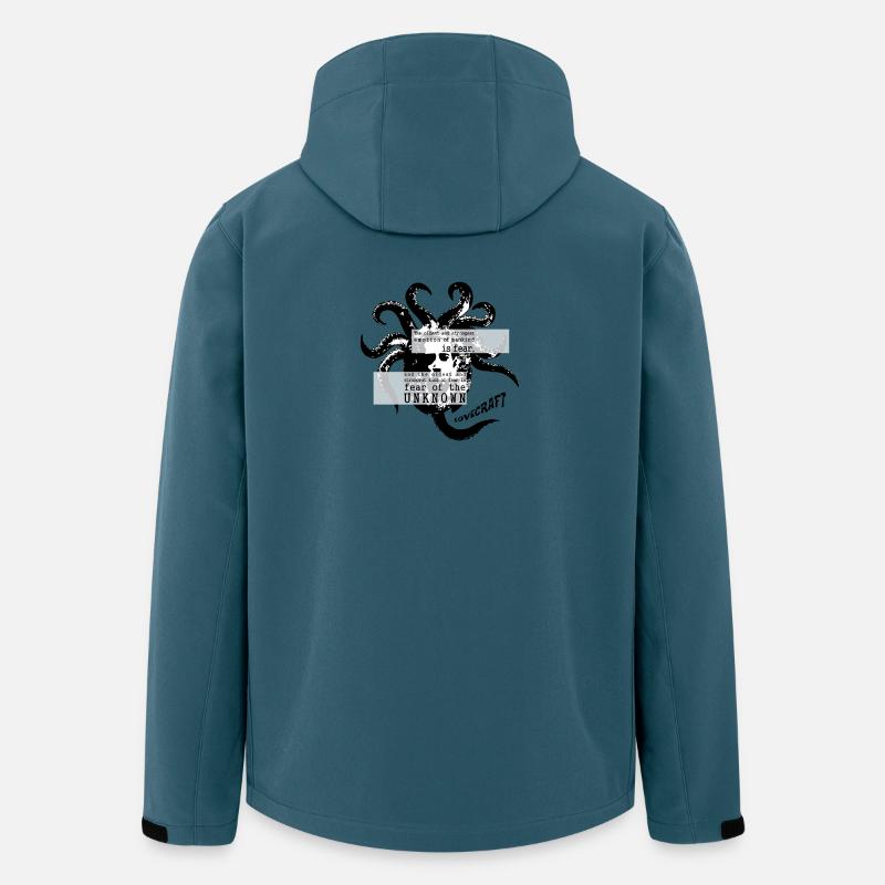 H.P. Lovecraft / Cthulhu - Recycelte Männer Softshell-Jacke von Stanley/Stella - Dunkles Petrol