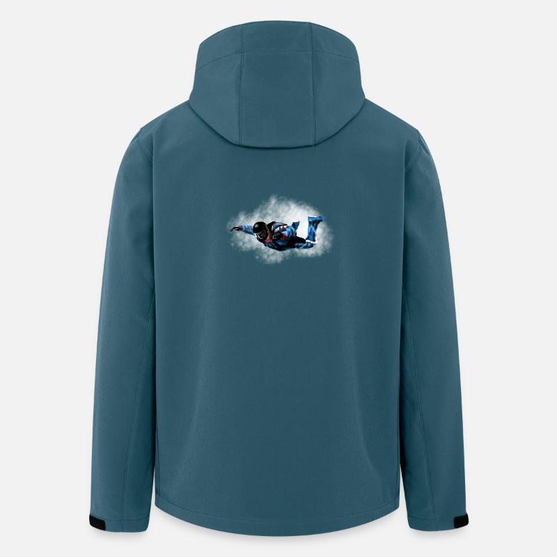 Skydiver - Recycelte Männer Softshell-Jacke von Stanley/Stella - Dunkles Petrol