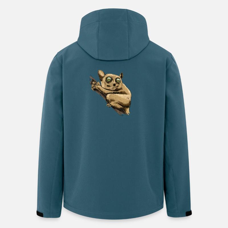 Koboldmaki - Recycelte Männer Softshell-Jacke von Stanley/Stella - Dunkles Petrol