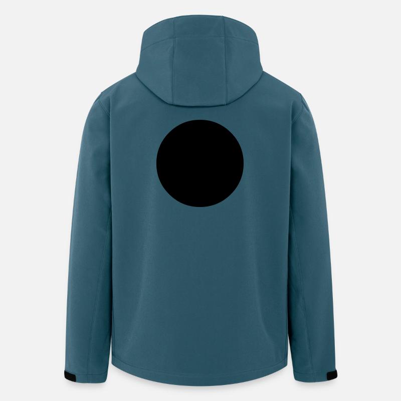 Blau-grüner Globus - Recycelte Männer Softshell-Jacke von Stanley/Stella - Dunkles Petrol