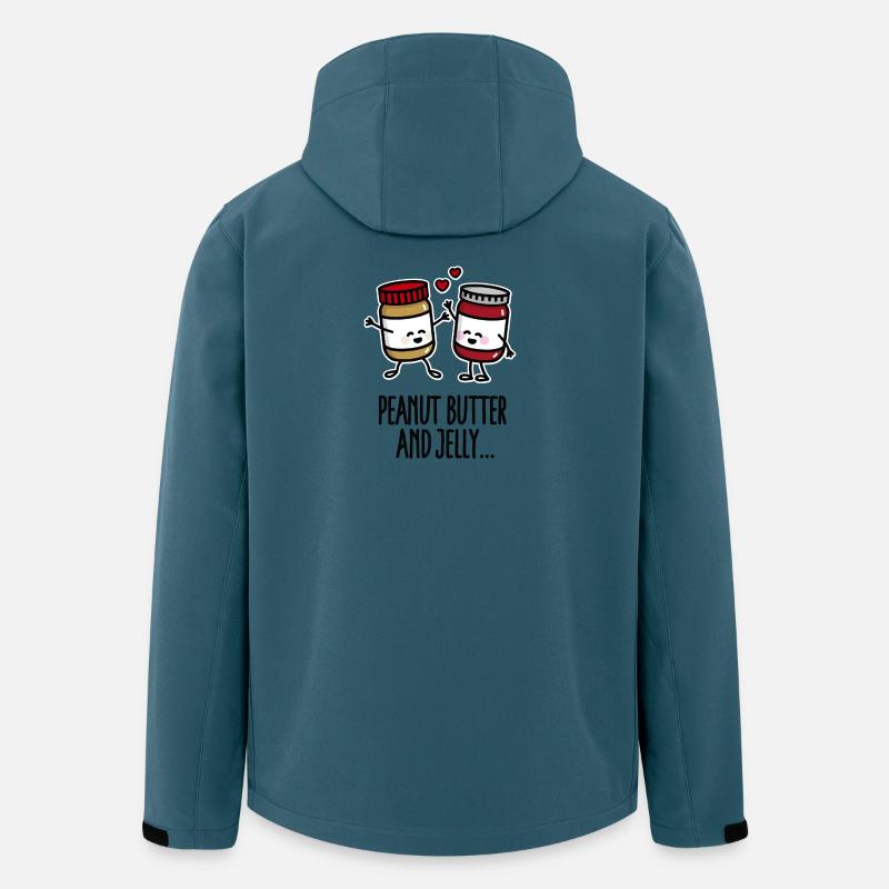 Peanut butter and jelly - Recycelte Männer Softshell-Jacke von Stanley/Stella - Dunkles Petrol