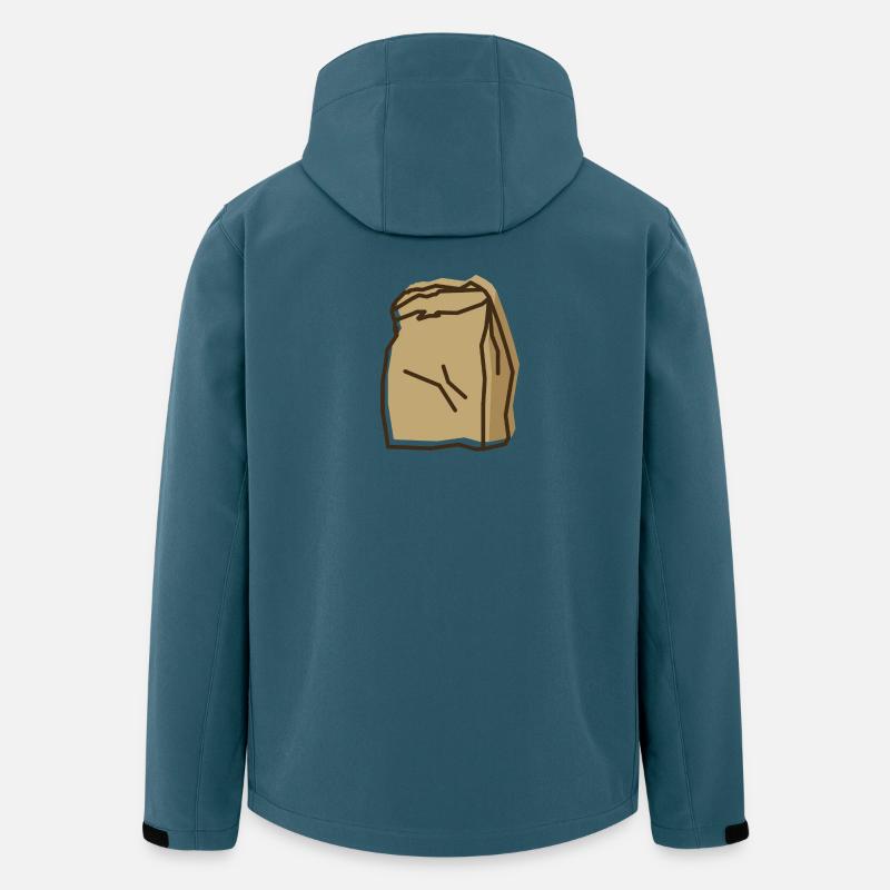 Tüte - Versatz - Recycelte Männer Softshell-Jacke von Stanley/Stella - Dunkles Petrol