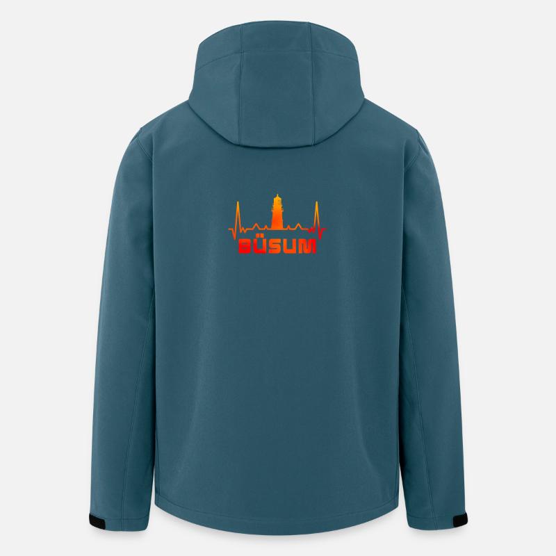 Büsum Lighthouse Design / Gift Idea - Men’s Recycled Softshell Jacket by Stanley/Stella - stargazer
