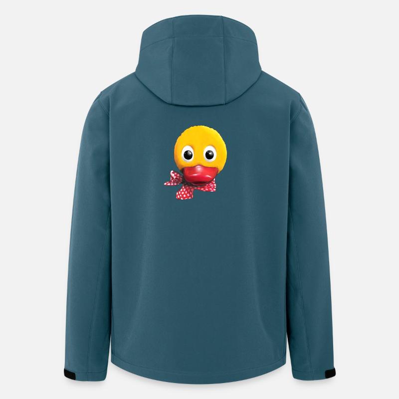 Schnatterinchen 3D - Recycelte Männer Softshell-Jacke von Stanley/Stella - Dunkles Petrol